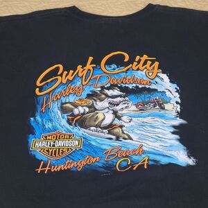 Harley Davidson "Sun City" Huntington California biker T shirt size 3XL
